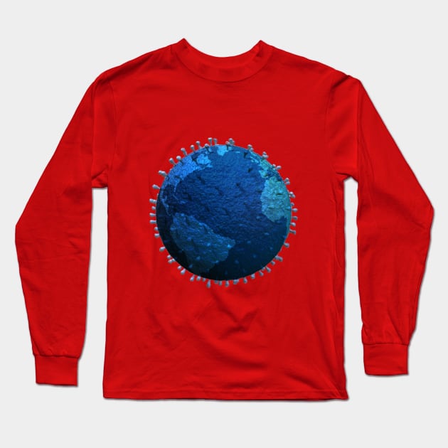 Whuan Coronavirus Long Sleeve T-Shirt by Artistic Design